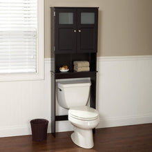 Load image into Gallery viewer, Espresso Bathroom Storage Unit Cabinet for Over the Toilet